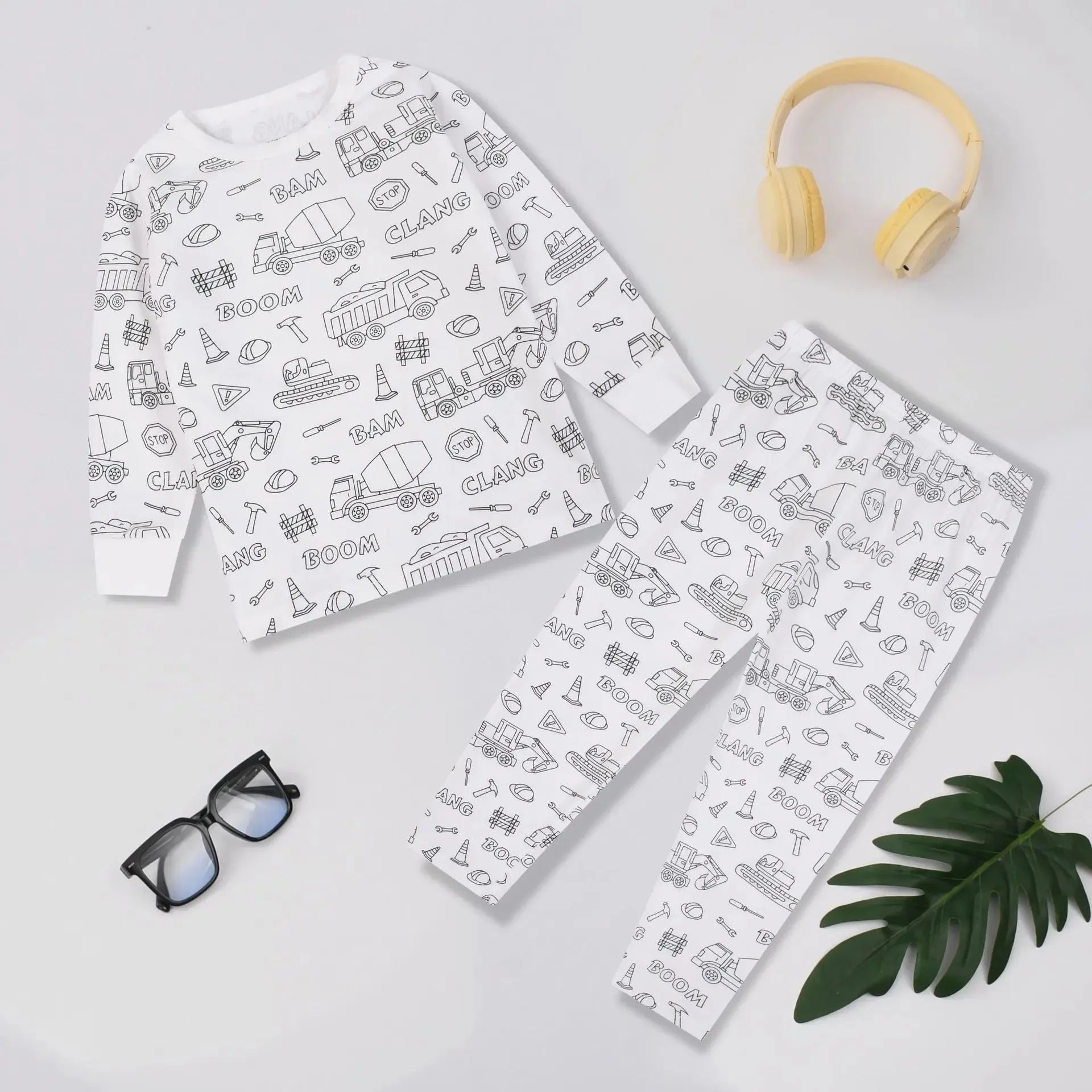 CozyKidsPJs - Children's Pajamas with Coloring